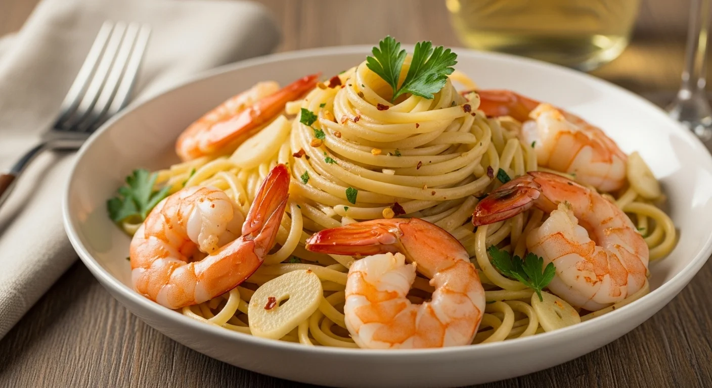 Shrimp Garlic Linguine