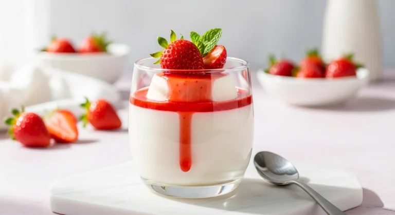 Strawberry Panna Cotta