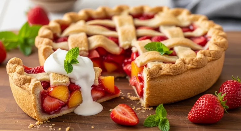 Strawberry Peach Pie