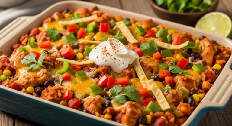 Tex-Mex Chicken Rice Casserole