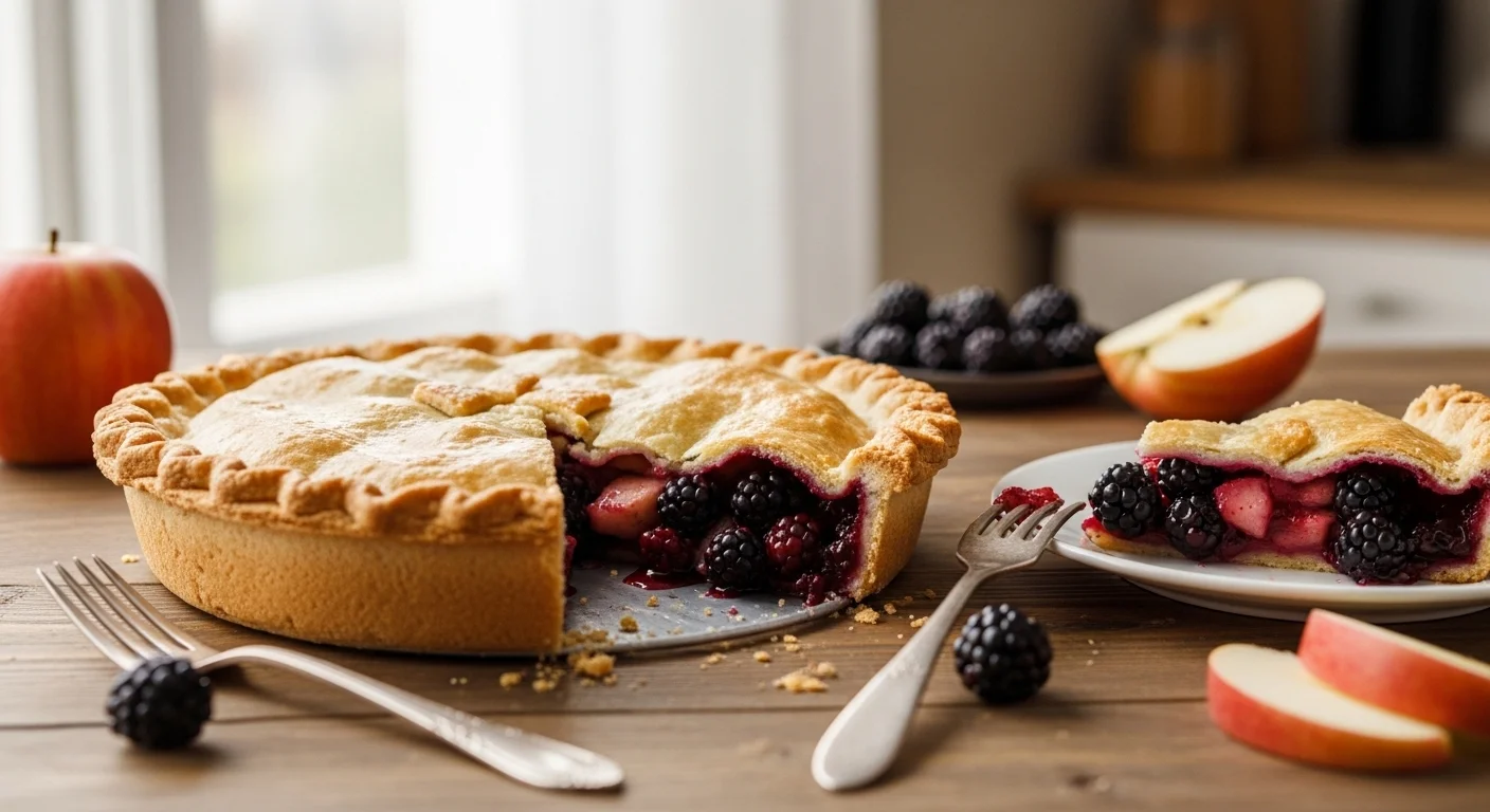 apple blackberry pie
