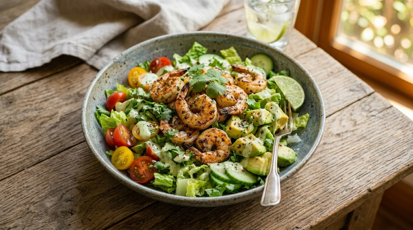 Avocado Lime Keto Shrimp Salad