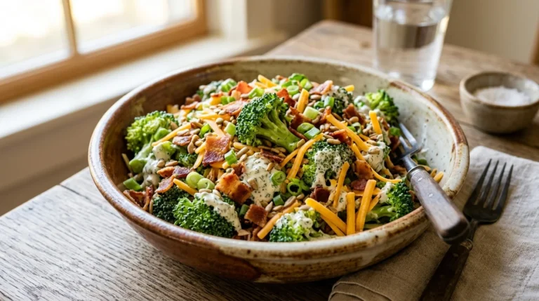 Bacon Ranch Keto Broccoli Salad Recipe
