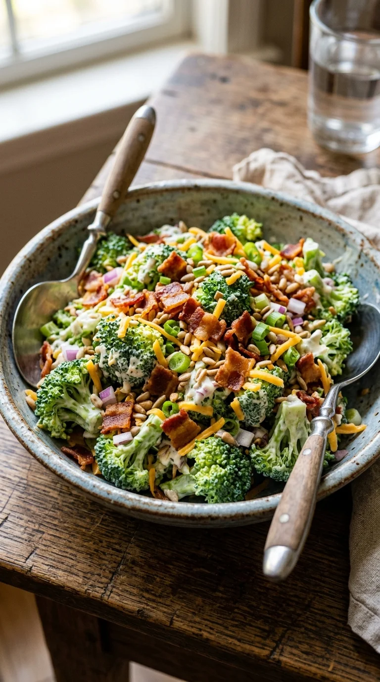Bacon Ranch Keto Broccoli Salad Recipe cooking