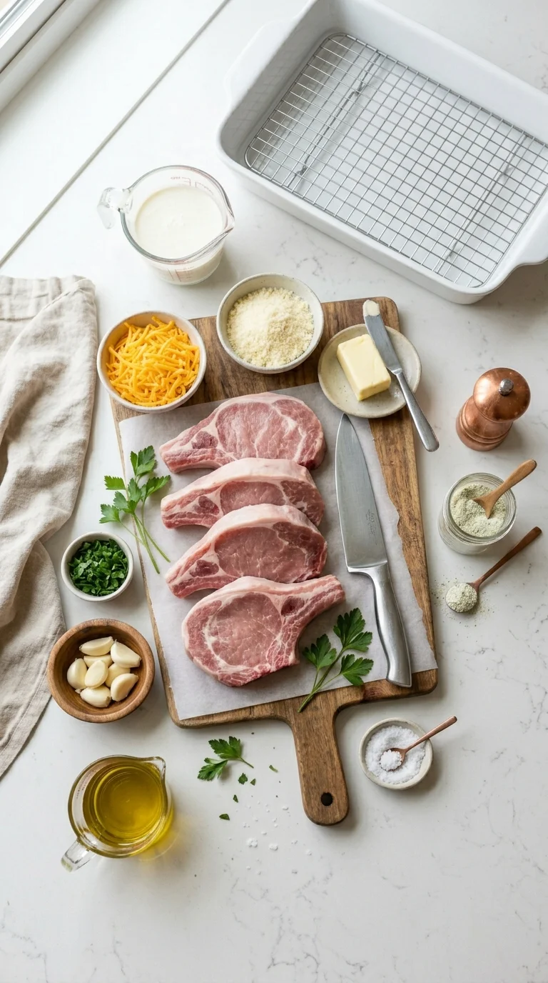 Baked Ranch Keto Pork Chops Recipe cooking