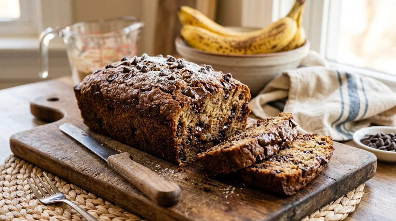 Banana Chocolate Chip Bread