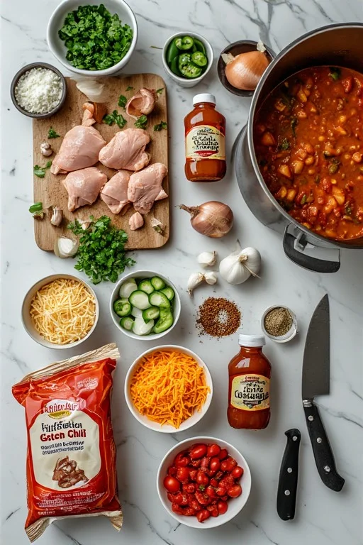 Buffalo Chicken Keto Chili Recipe cooking