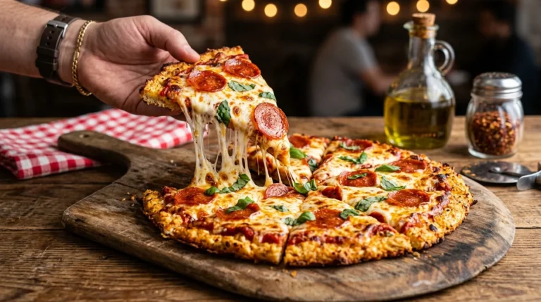 Chicken Crust Pizza (Easy Low Carb Recipe) 1