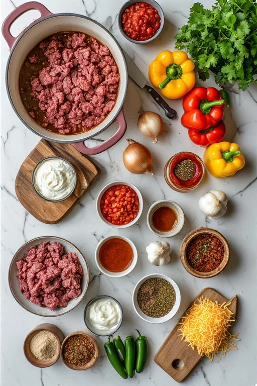 Classic Beef Keto Chili Recipe cooking