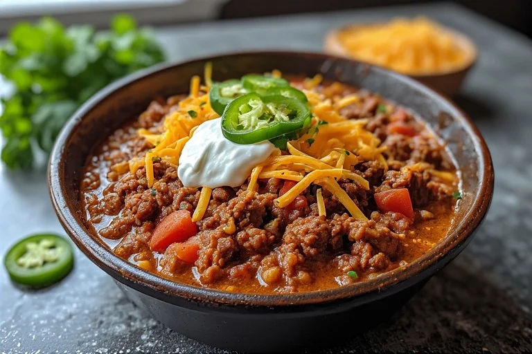 Classic Beef Keto Chili Recipe