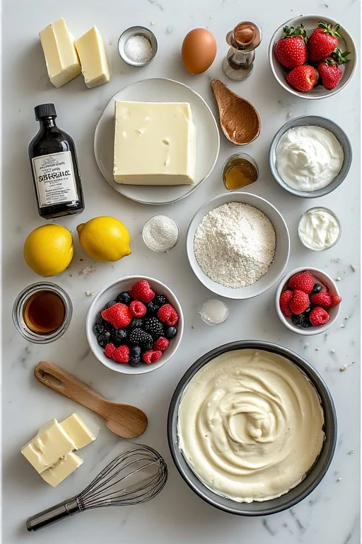 Classic New York Style Keto Cheesecake cooking