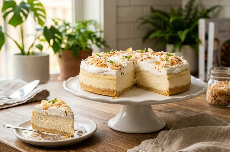 Coconut Cream Keto Cheesecake Recipe