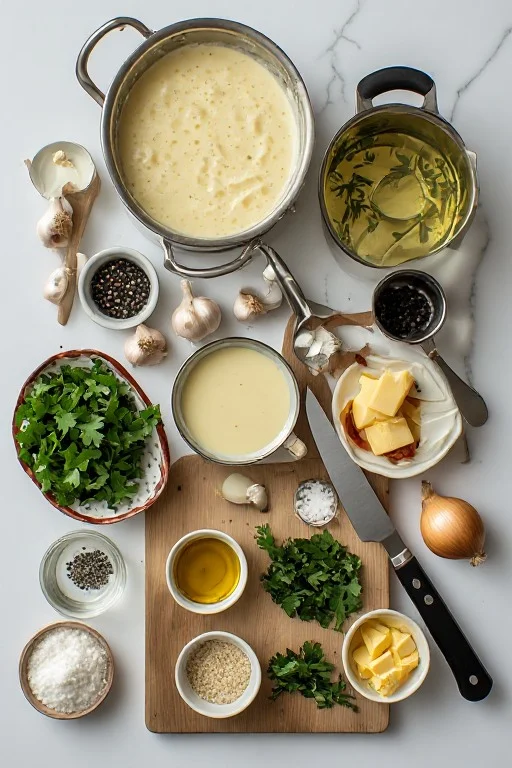 Creamy Garlic Parmesan Soup Recipe 1