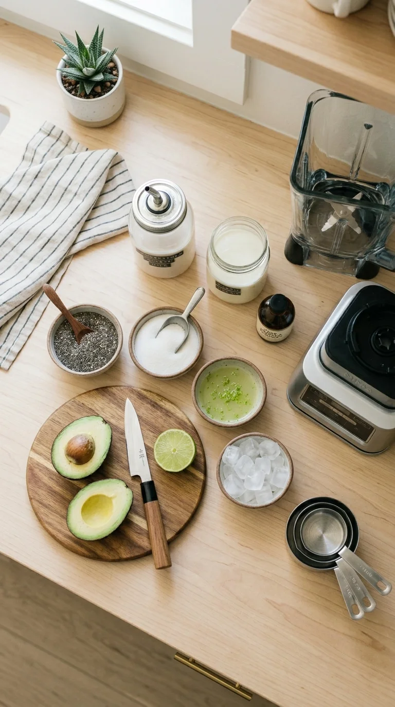 Creamy Keto Avocado Smoothie Recipe coooking