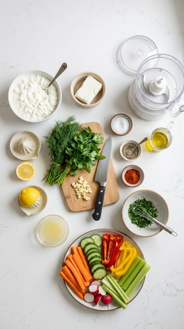 Creamy Keto Cottage Cheese Dip Recipe cooking 1