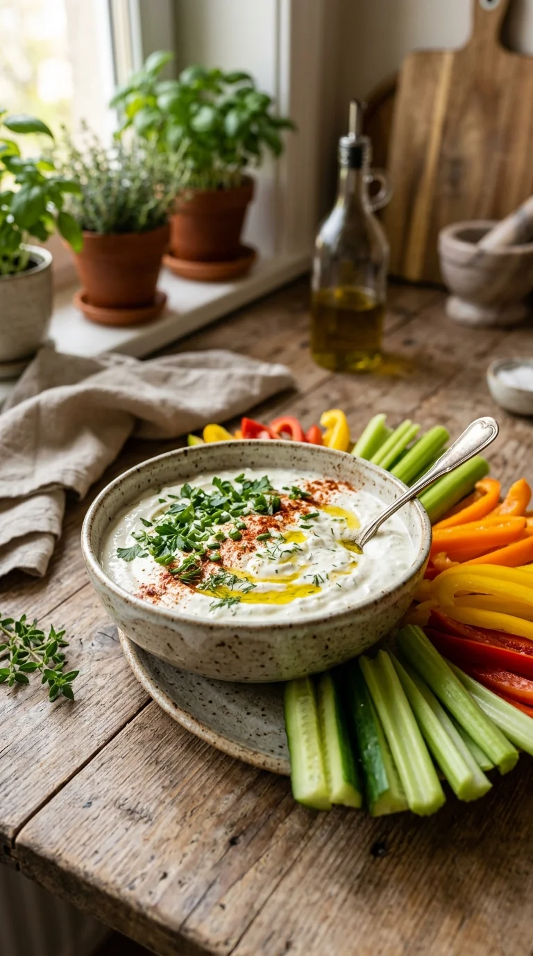 Creamy Keto Cottage Cheese Dip Recipe looks 1