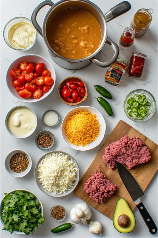 Creamy Taco Keto Chili Recipe cooking