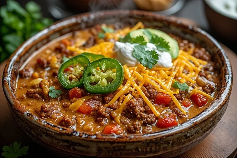 Creamy Taco Keto Chili Recipe