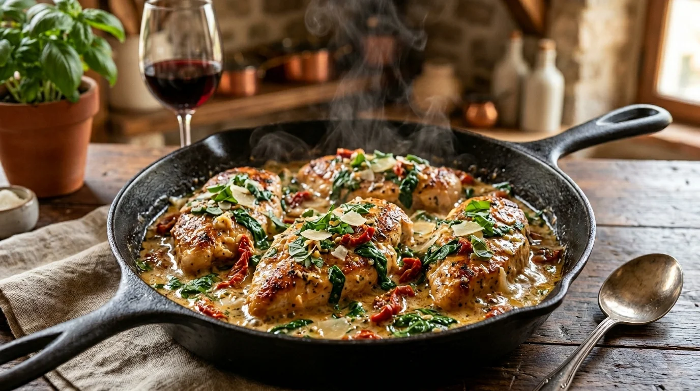 Creamy Tuscan Garlic Chicken Recipe 1
