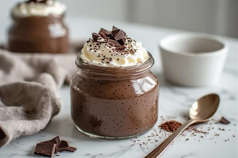 Easy Keto Chocolate Chia Seed Pudding
