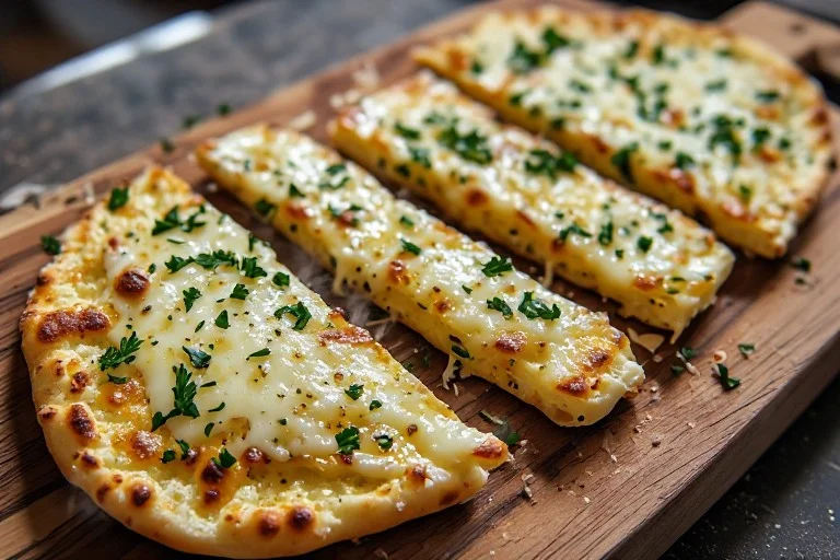 Easy Keto Garlic Flatbread Recipe 1