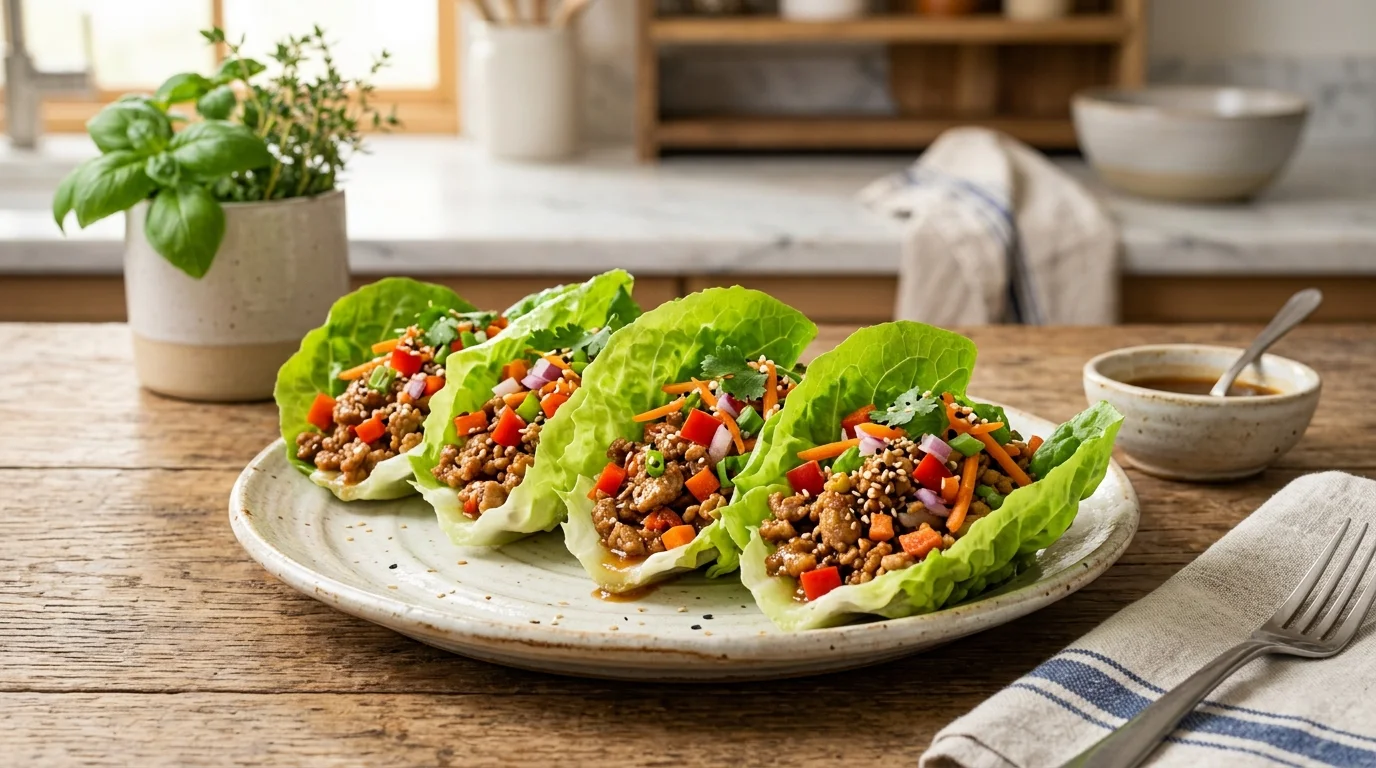 Easy Keto Turkey Lettuce Wraps Recipe