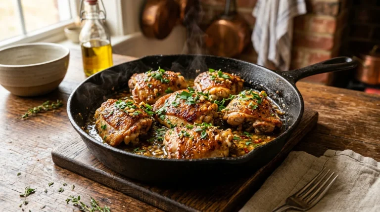 Garlic Butter Chicken Thighs 1