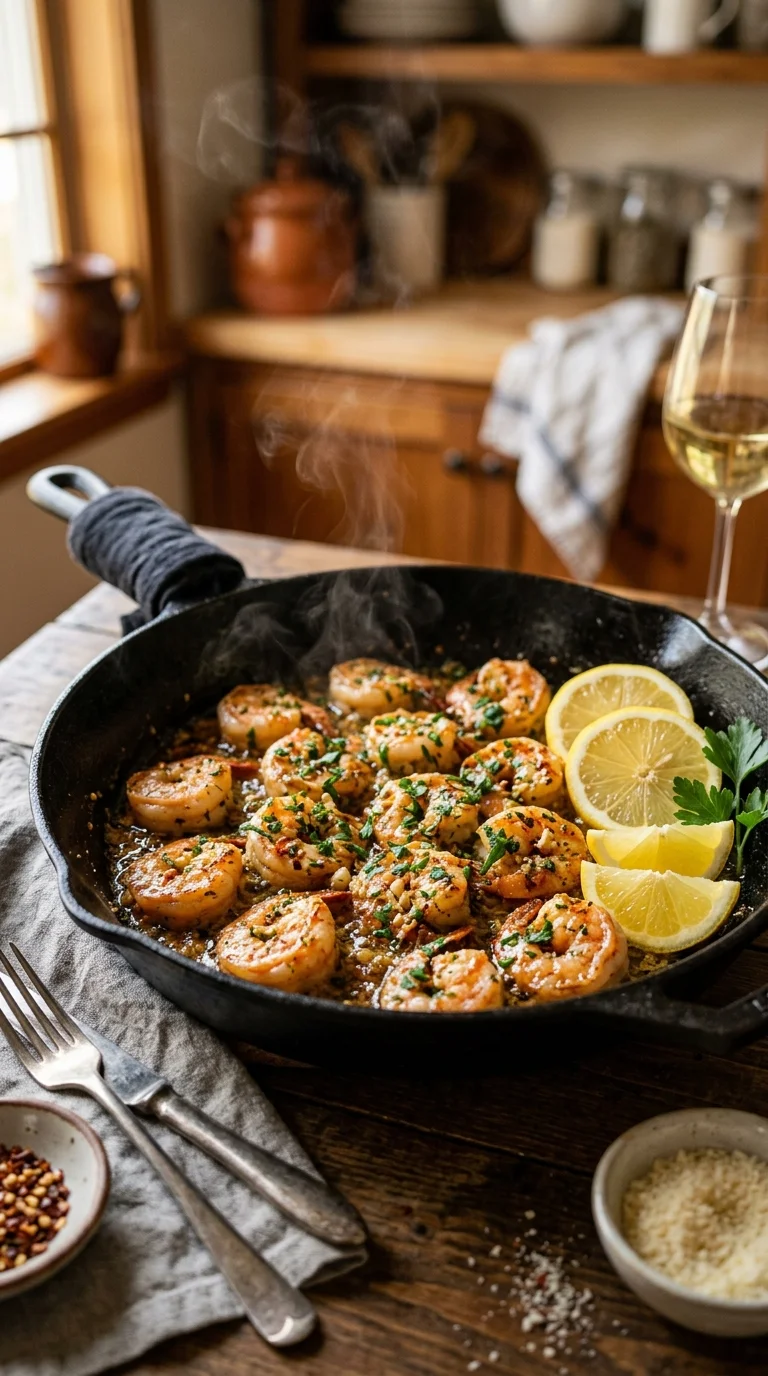 Garlic Butter Keto Shrimp Recipe looks