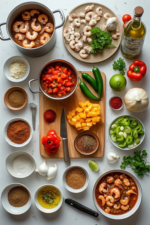 Garlic Butter Shrimp Keto Chili recipe cooking