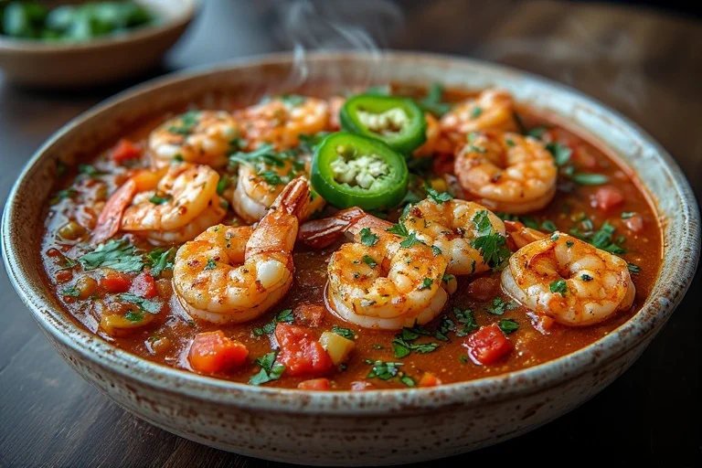 Garlic Butter Shrimp Keto Chili recipe