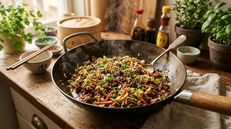 Ground Beef & Cabbage Stir-Fry 1