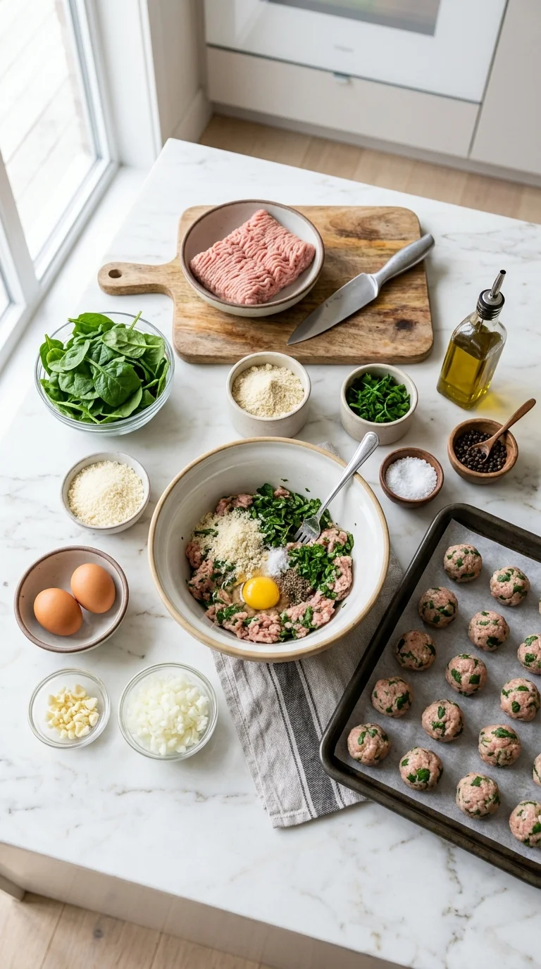 High-Protein Turkey & Spinach Meatballs 1