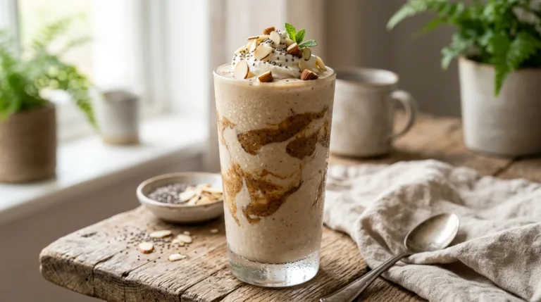 Keto Almond Butter Breakfast Smoothie 1