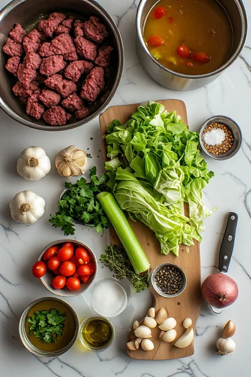 Keto Beef Cabbage Soup Recipe 1
