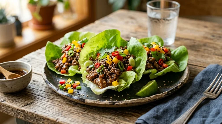Keto Beef Lettuce Wraps Recipe