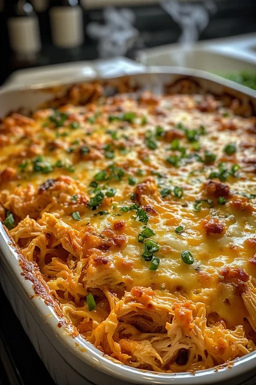 Keto Buffalo Chicken Casserole Recipe looks