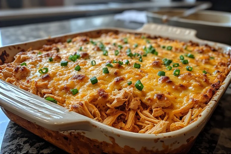 Keto Buffalo Chicken Casserole Recipe