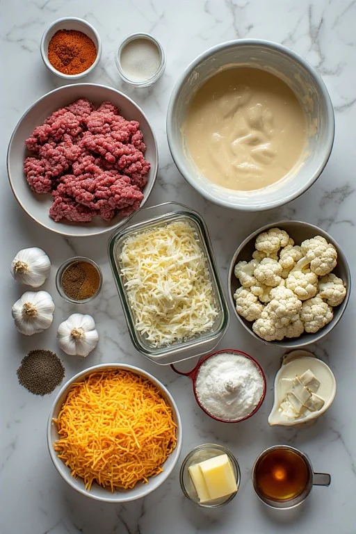 Keto Cheesy Ground Beef Casserole Recipe cooking