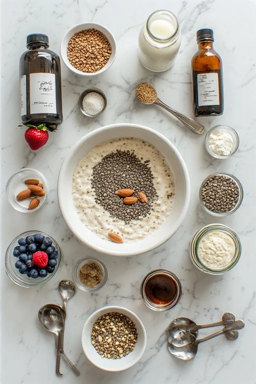 Keto Chia Pudding with Almond Milk Recipe cooking