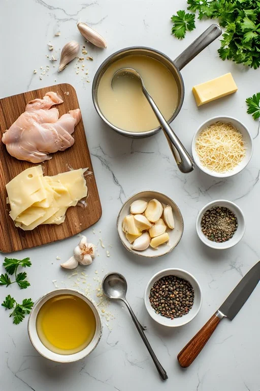 Keto Chicken Alfredo Soup Recipe cooking