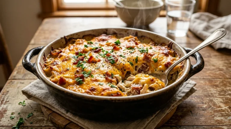 Keto Chicken Bacon Ranch Casserole