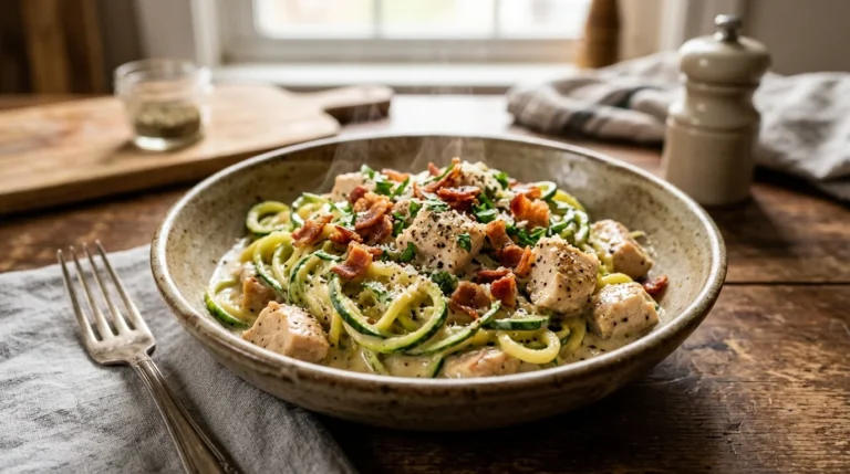 Keto Chicken Carbonara Recipe