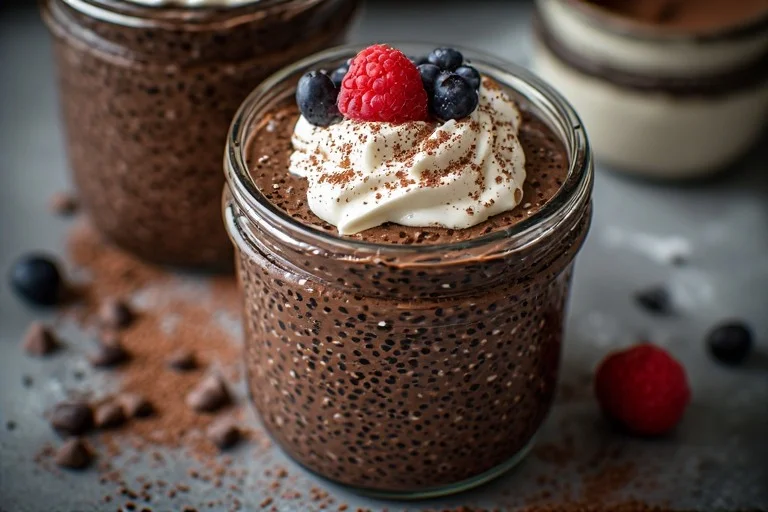 Keto Chocolate Chia Seed Pudding Recipe