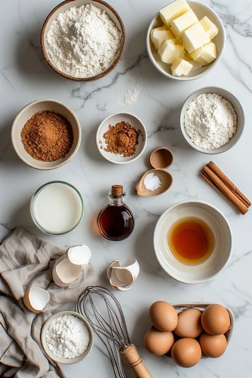 Keto Cinnamon Swirl Bread Recipe ingredients
