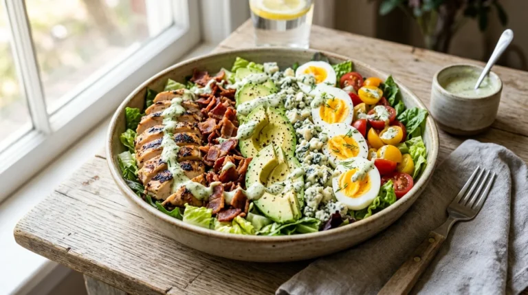 Keto Cobb Salad with Blue Cheese Recipe