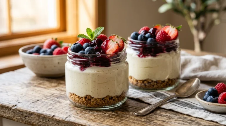 Keto Cottage Cheese Cheesecake Cups 1