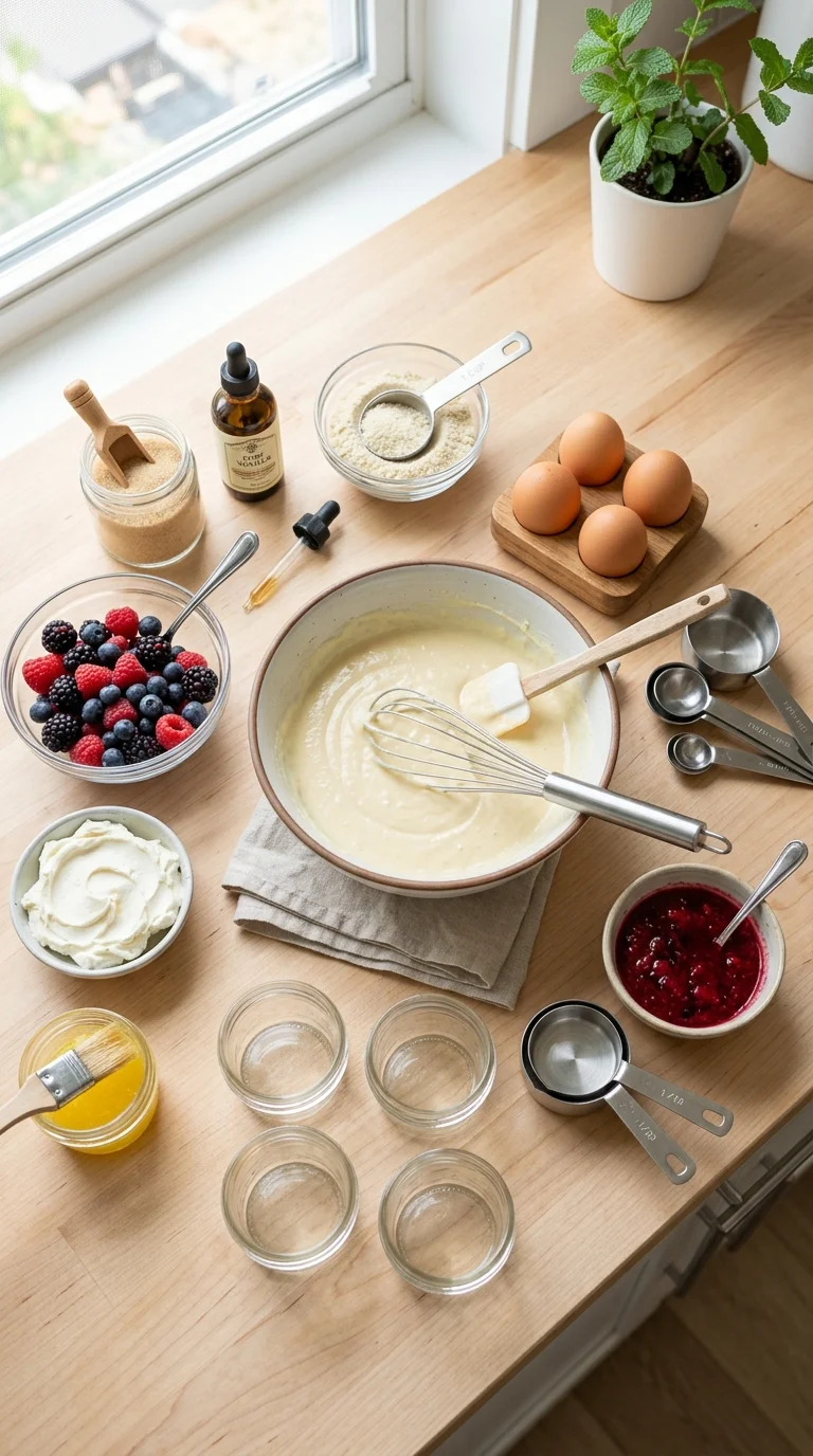 Keto Cottage Cheese Cheesecake Cups cooking 1