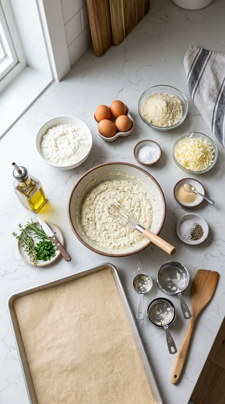 Keto Cottage Cheese Flatbread Recipe cooking