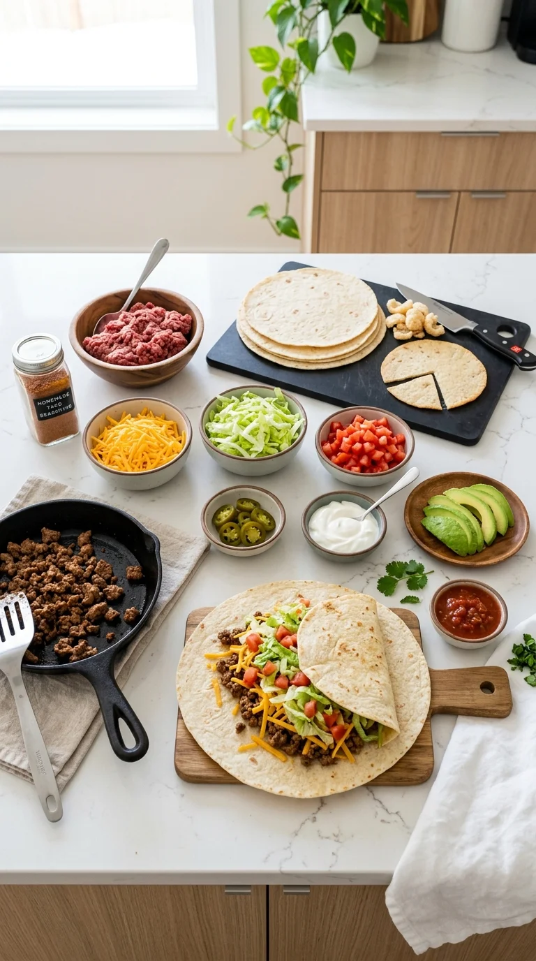 Keto Crunchwrap Supreme Recipe cooking
