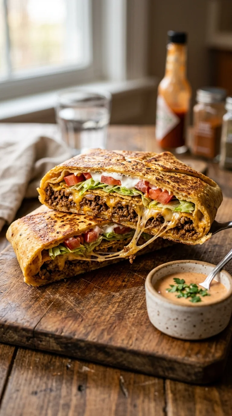 Keto Crunchwrap Supreme Recipe looks